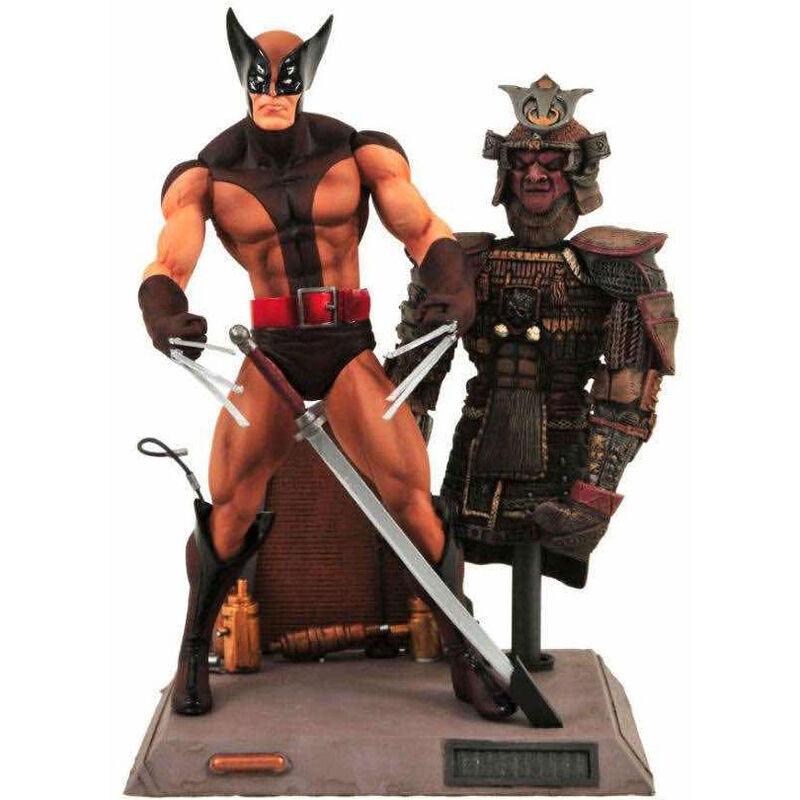 Marvel Select Brun Wolverine-figur 18 cm