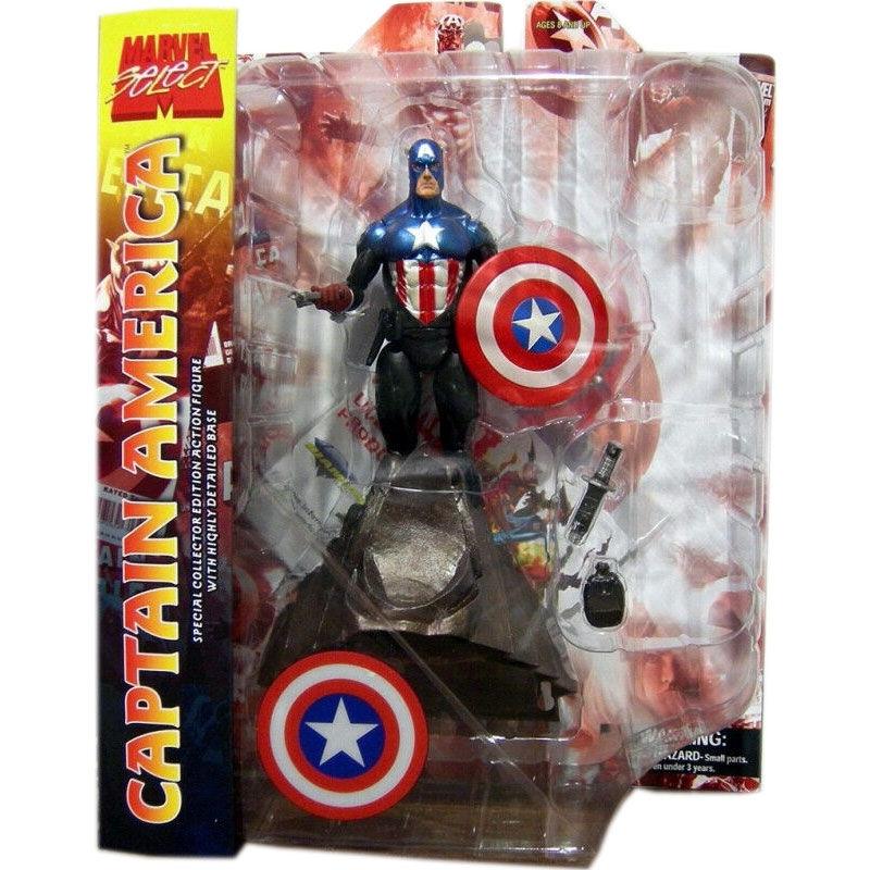 Marvel Select Captain America figur 18 cm