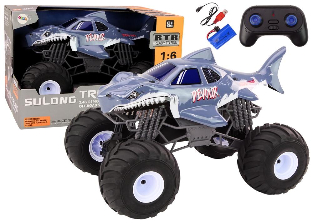 Massiv 1:6 Shark RC-bil: 2,4G-kontroll, off-road-kraft!