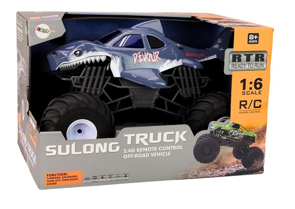 Massiv 1:6 Shark RC-bil: 2,4G-kontroll, off-road-kraft!