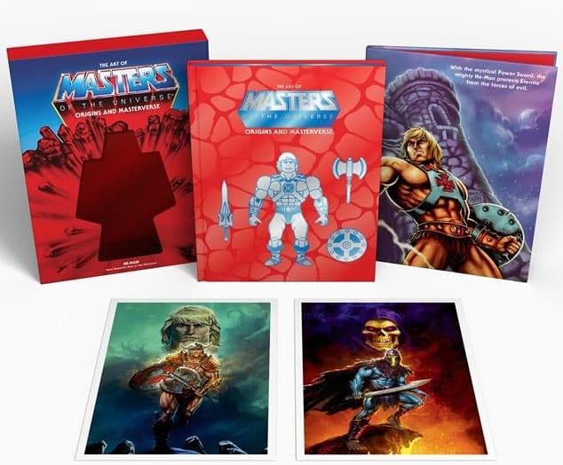 Masters of the Universe Art Book Origins och Masterverse Deluxe Edition