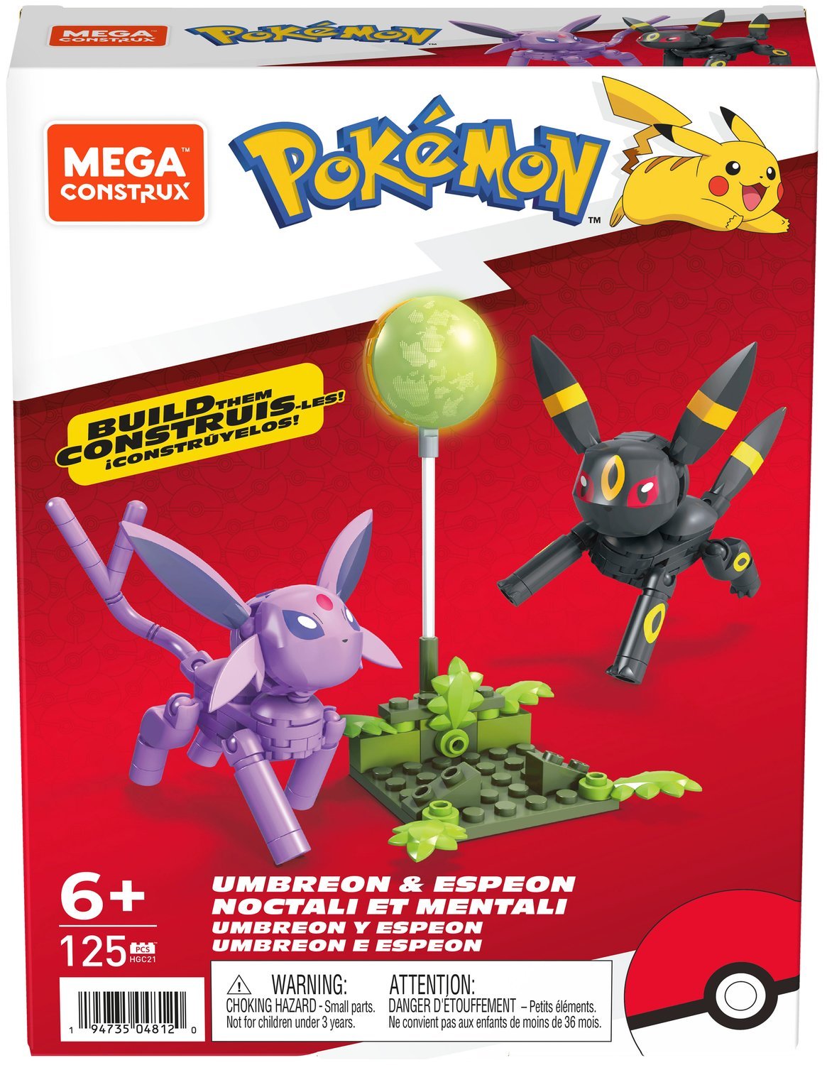 Mega Construx Pokemon Umbreon & Espeon