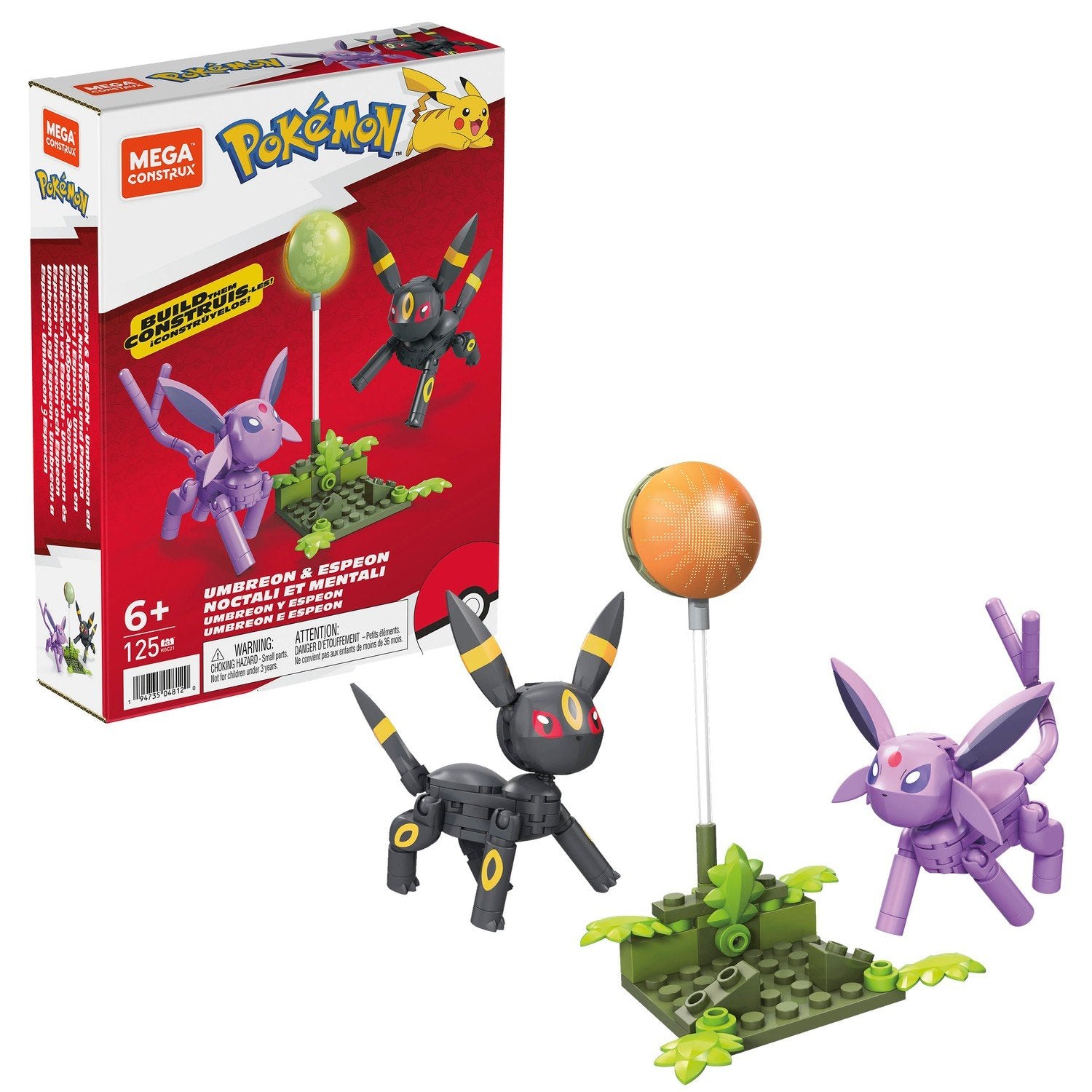 Mega Construx Pokemon Umbreon & Espeon