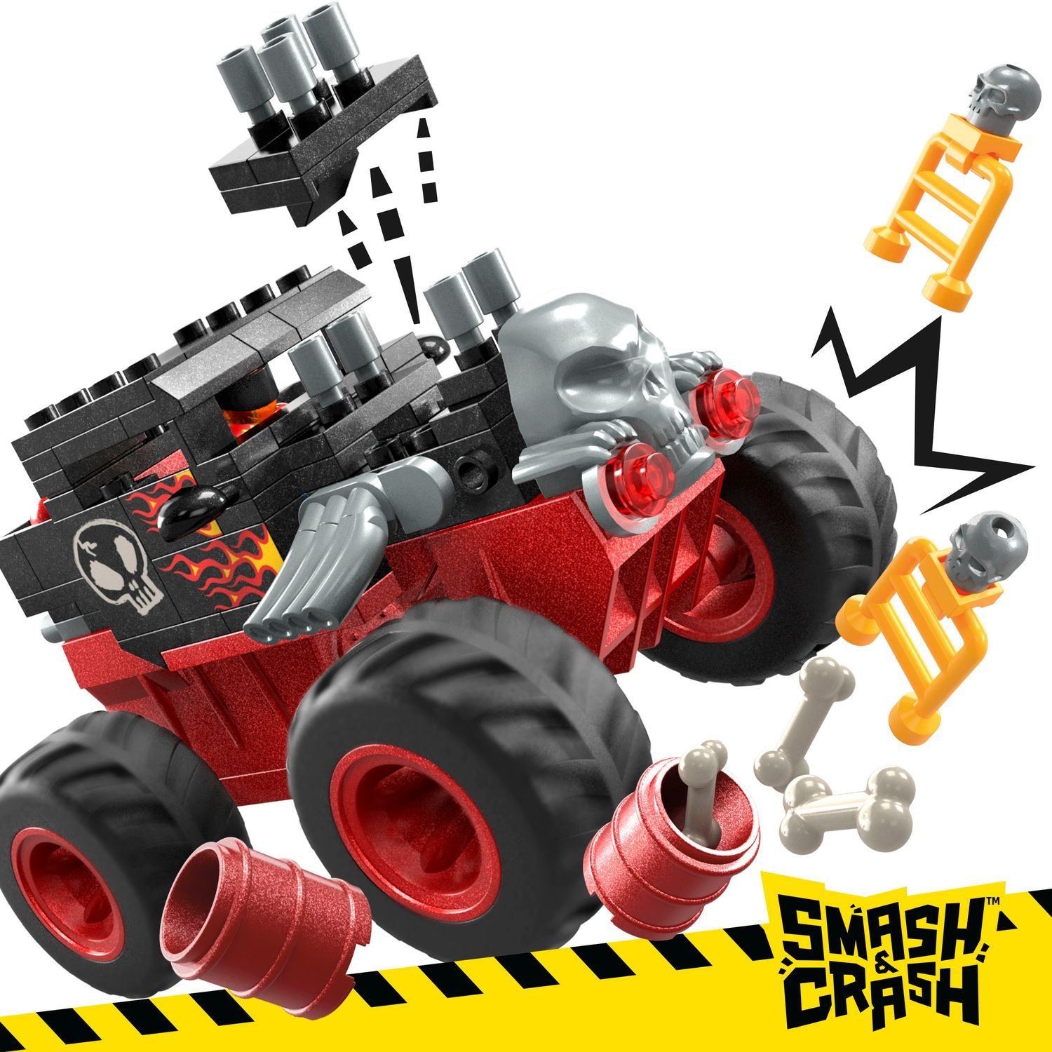 Mega Hot Wheels Smash N Crash Boneshaker