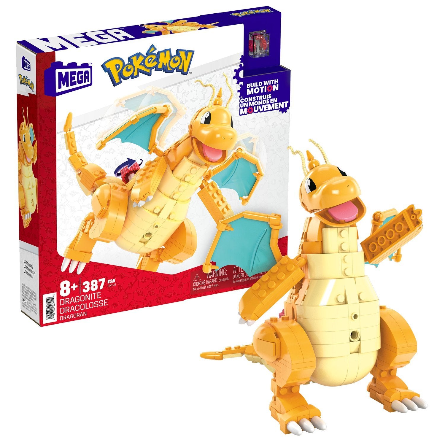 Mega Pokemon Atom Block Dragonite