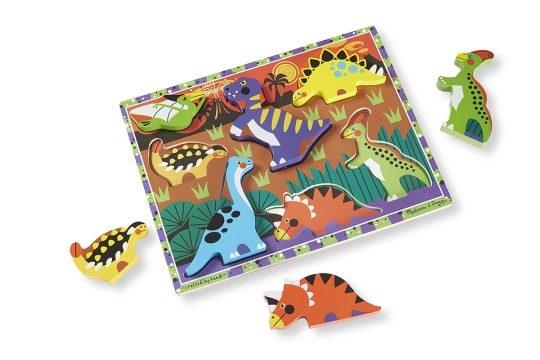 Melissa &amp; Doug Dinosaurs Chunky Puslespil