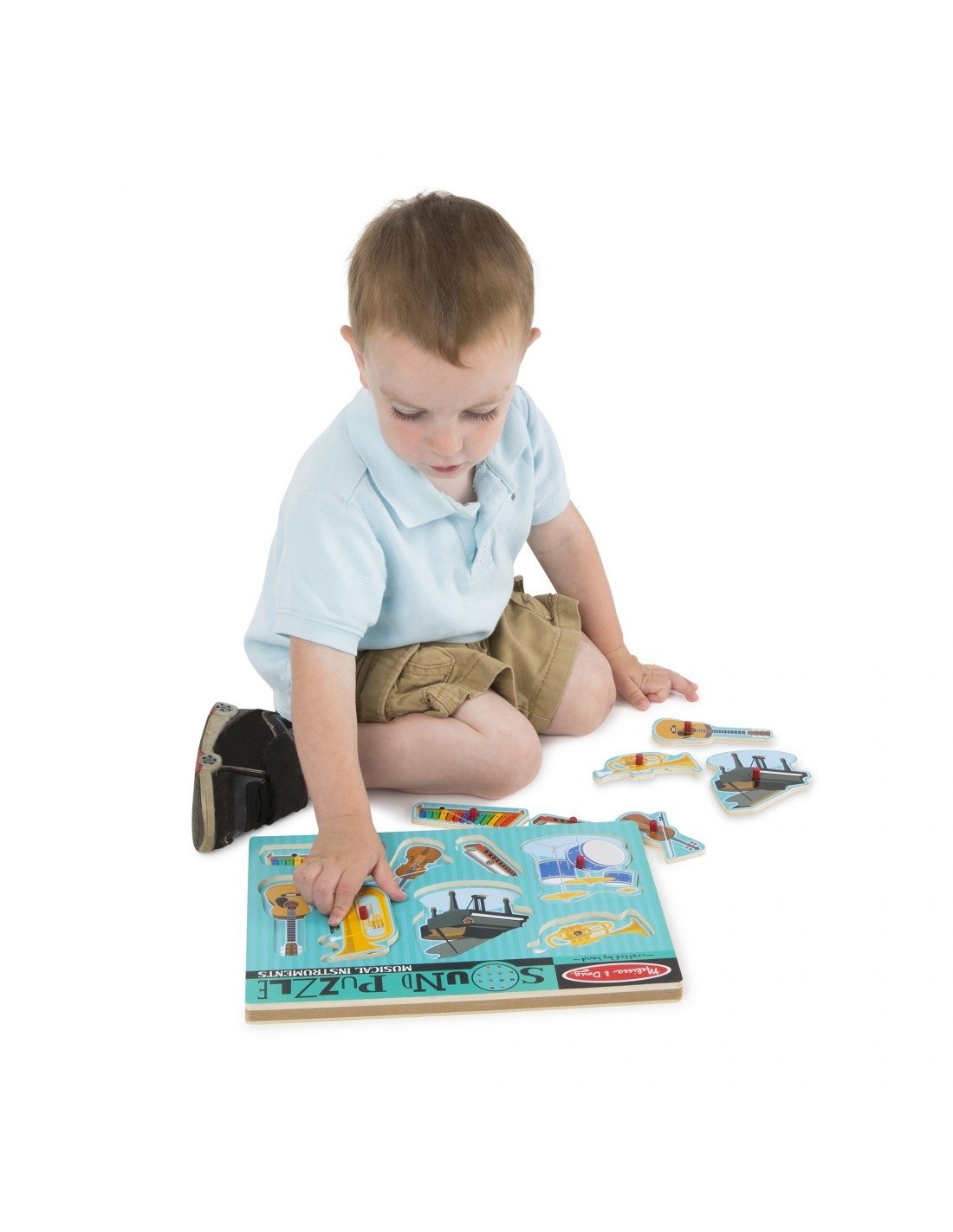 Melissa &amp; Doug Musikinstrumenter Lydpuslespil