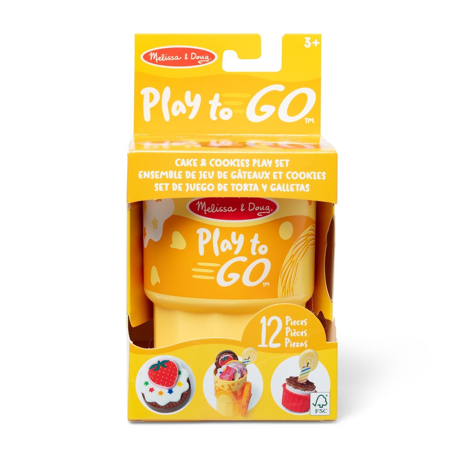 Melissa &amp; Doug Play To Go Kage &amp; Cookies Legesæt