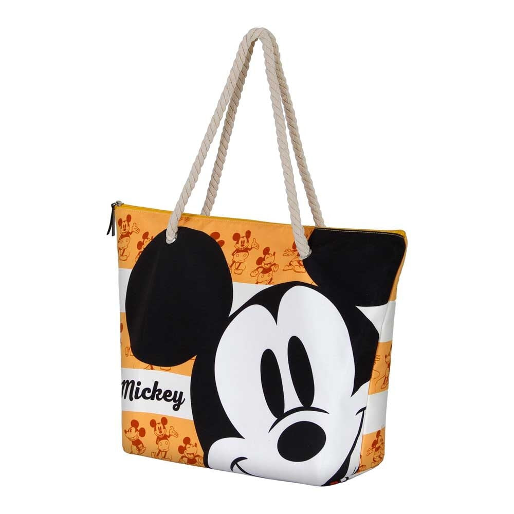 Mickey Mouse Orange strandväska med stor kapacitet och hållbar design