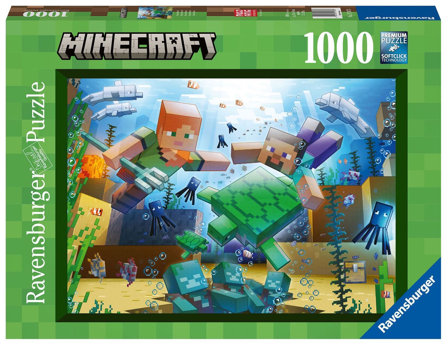 Minecraft Jigsaw Puzzle Minecraft Mosaic (1000 stykker)