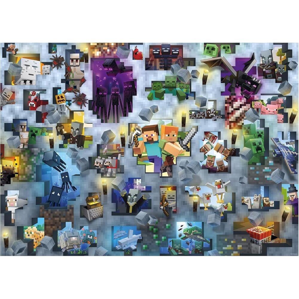 Minecraft Pussel 1000 bitar – Kul för alla åldrar, engagerande aktivitet