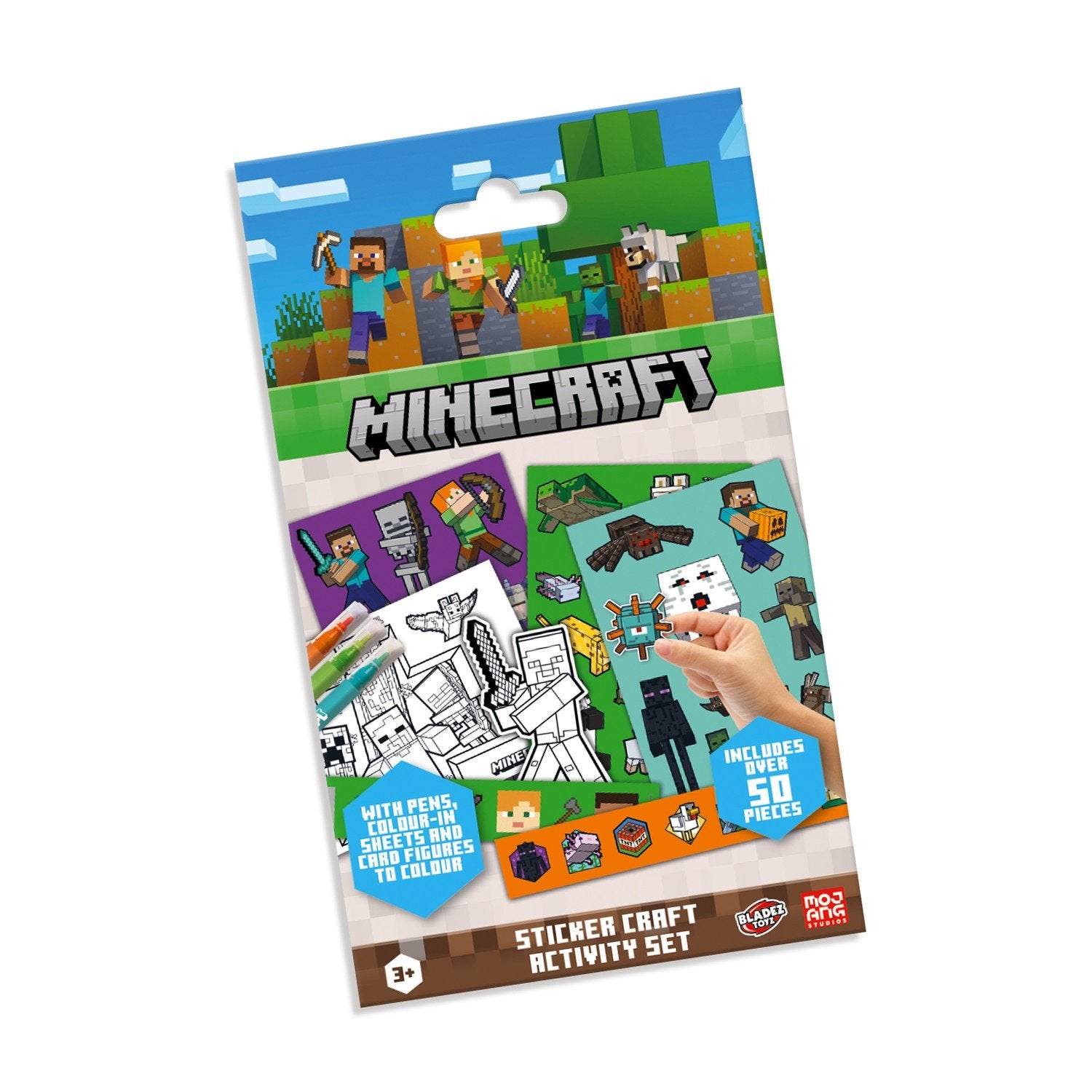 Minecraft klistermærke aktivitetssæt