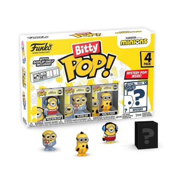 Minions Bitty POP! Vinyl Figur 4-Pack Rullskridskor Stuart 2,5 cm