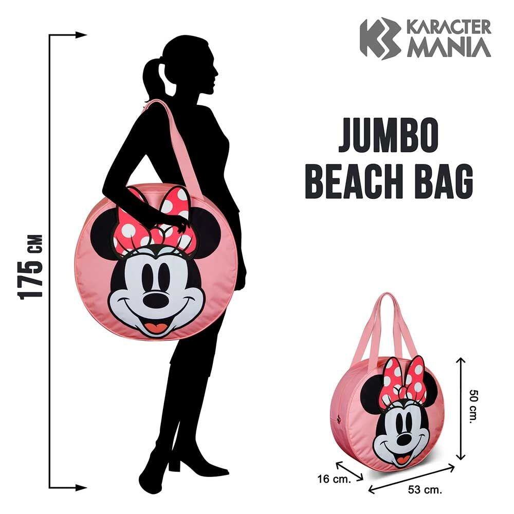 Minnie Mouse strandväska med stor kapacitet och slitstarkt material