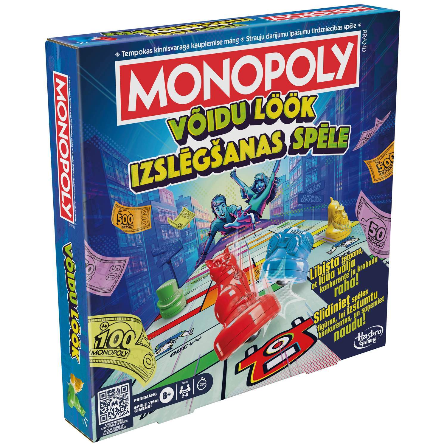 Monopoly Boardgame Knockout (på estiske og lettiske sprog.)