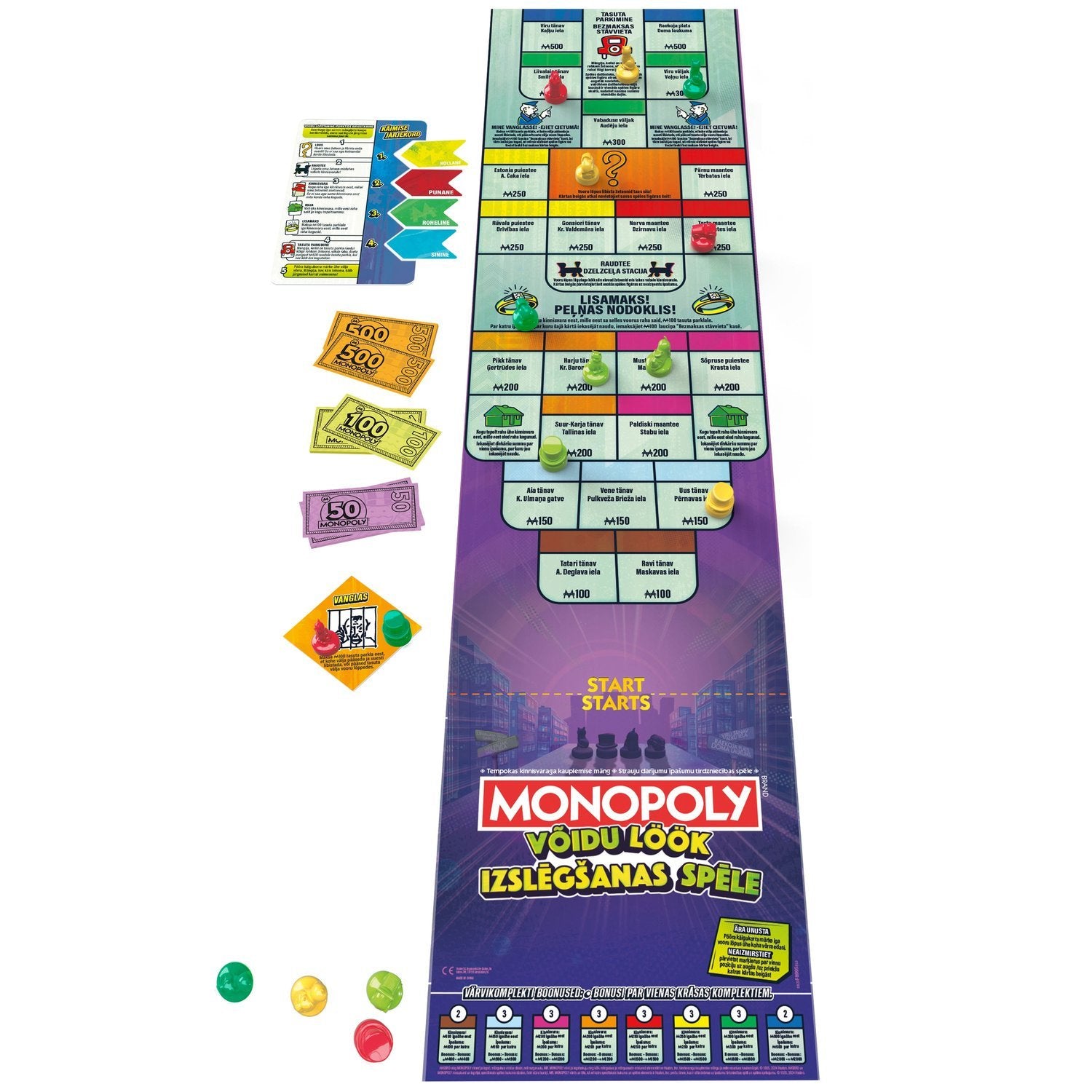 Monopoly Boardgame Knockout (på estiske og lettiske sprog.)