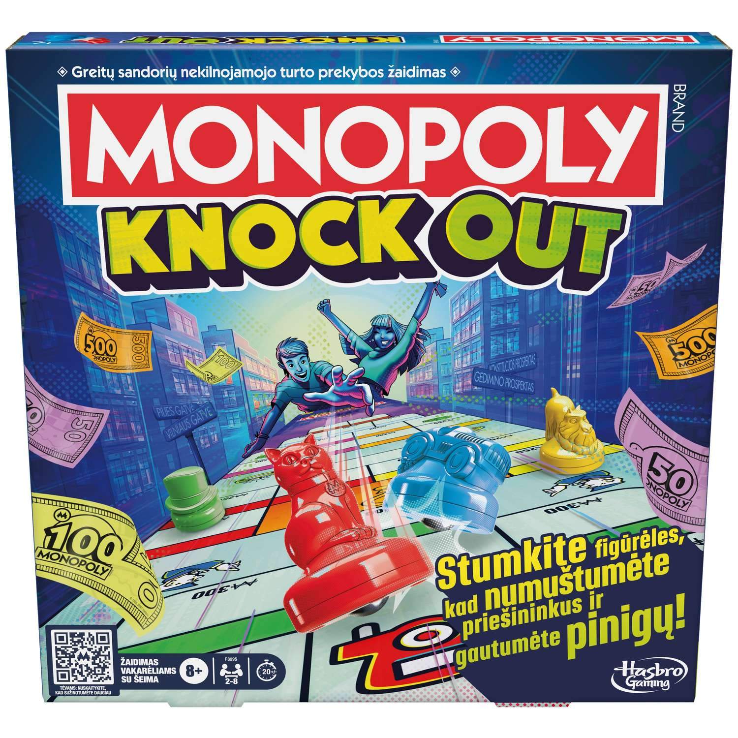 Monopoly Boardgame Knockout (på litauisk.)