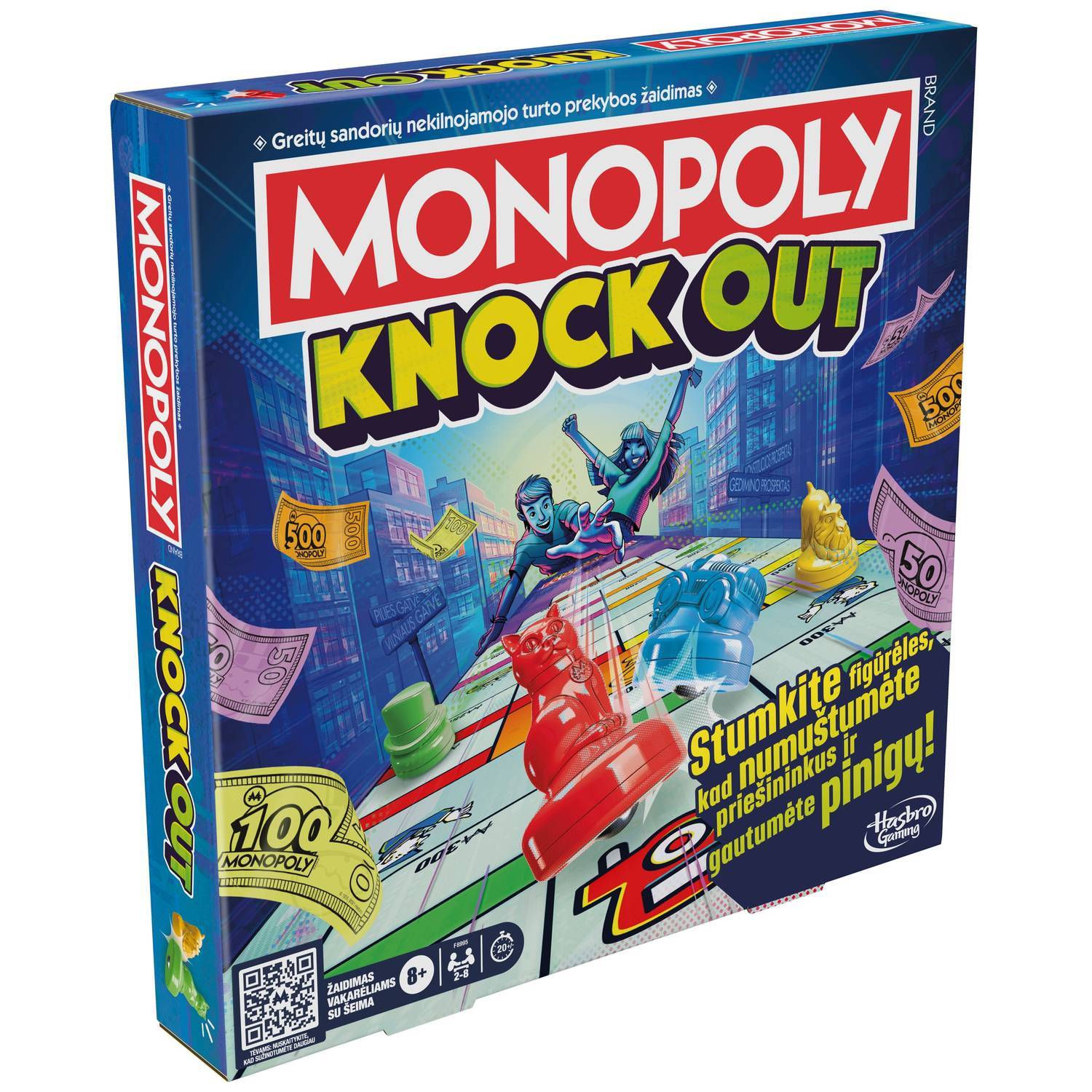 Monopoly Boardgame Knockout (på litauisk.)