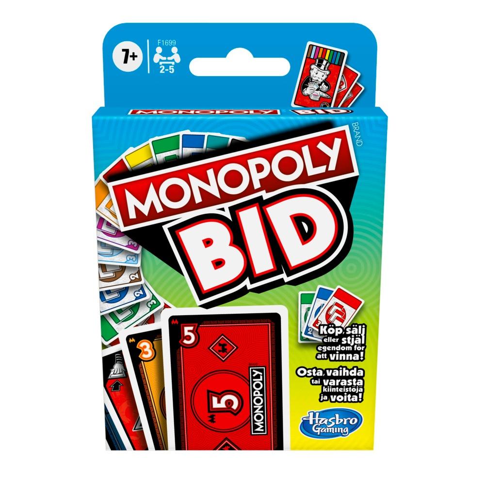 Monopolkortspilsbud (på finsk og svensk)