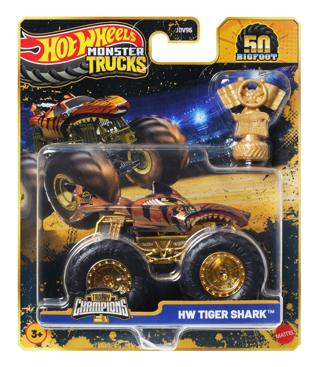 Monstertruck Bigfoot Skala 1:64, Gold Trophy Edition