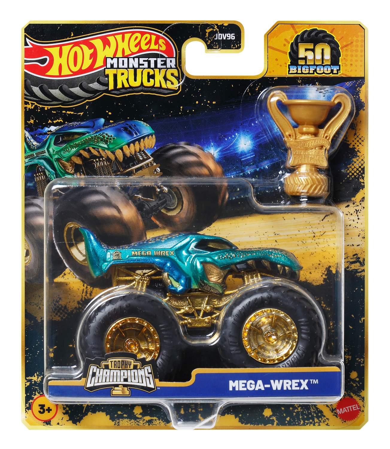 Monstertruck Bigfoot Skala 1:64, Gold Trophy Edition