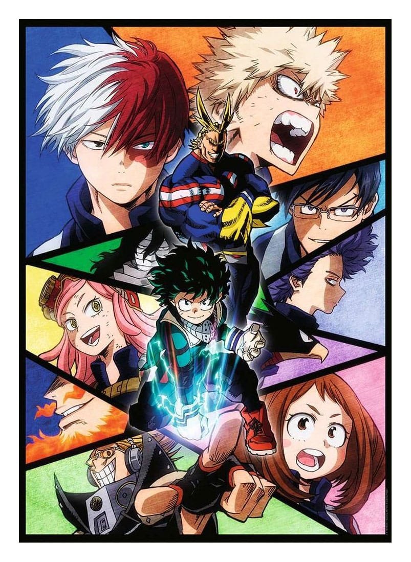 My Hero Academia Jigsaw Puzzle Collage (1000 stykker)