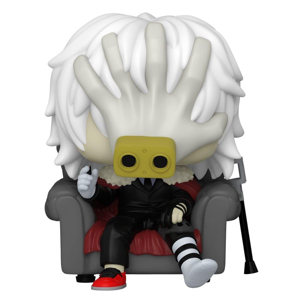 My Hero Academia POP! Deluxe Vinyl Figur Shigaraki i Stol 9 cm