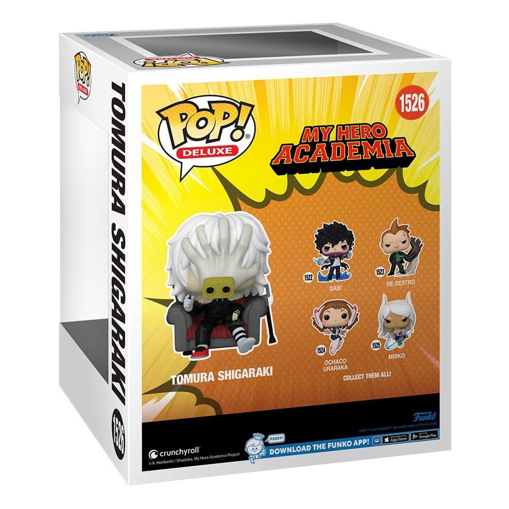 My Hero Academia POP! Deluxe Vinyl Figur Shigaraki i Stol 9 cm