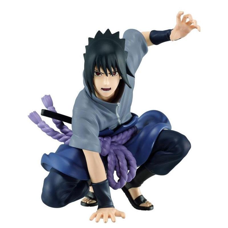 Naruto Shippuden Panel Glasögon Uchiha Sasuke figur 9 cm