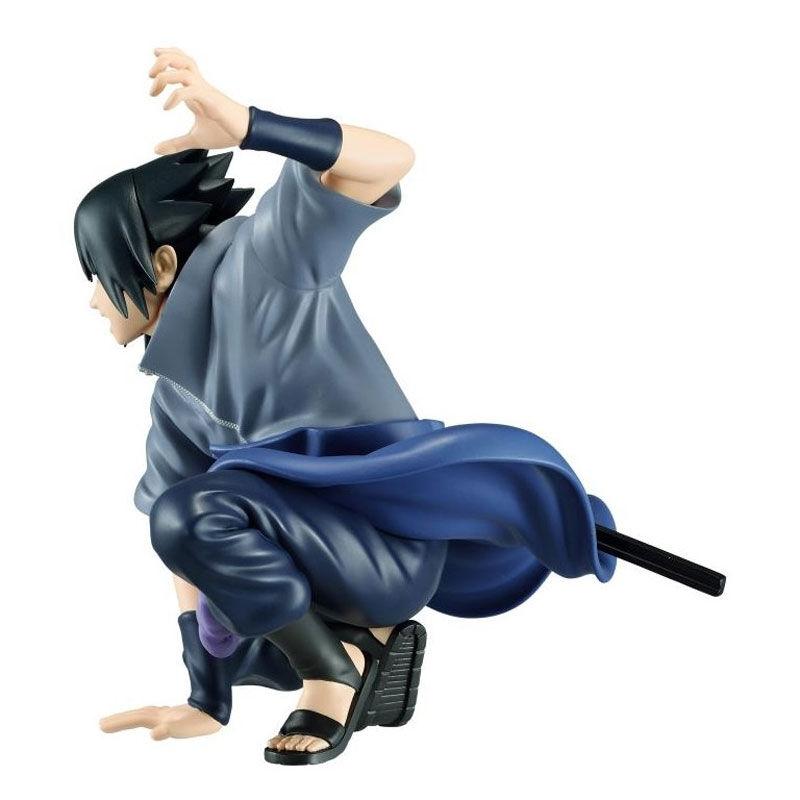 Naruto Shippuden Panel Glasögon Uchiha Sasuke figur 9 cm