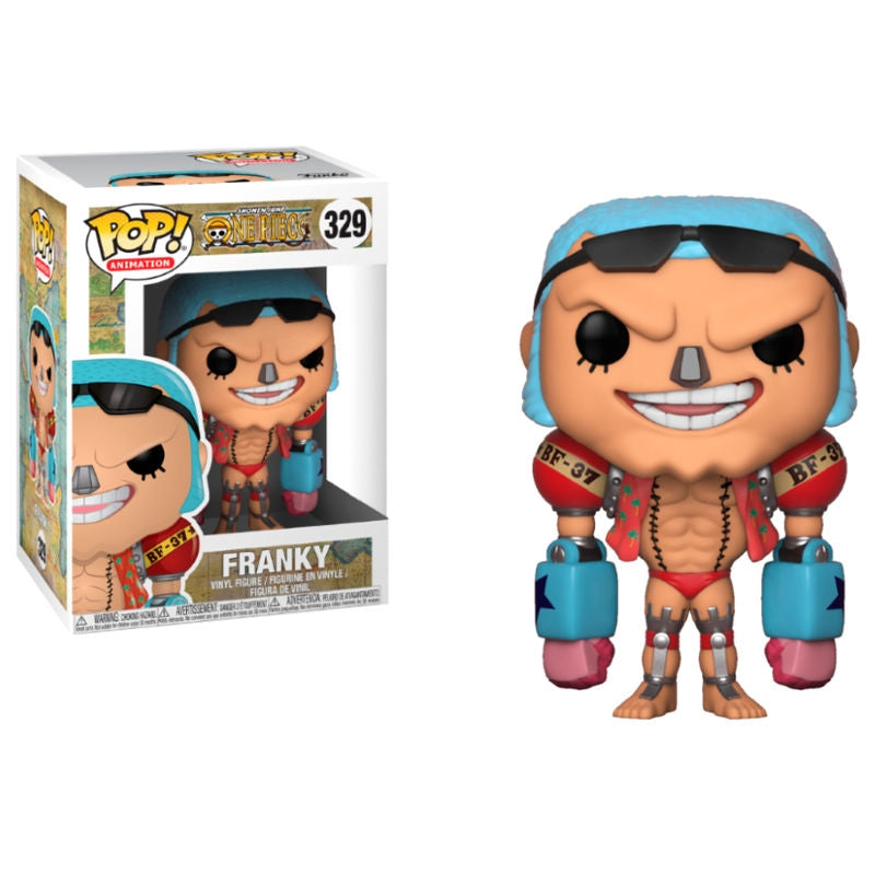 One Piece Franky Actionfigur, 6-tums samlarleksak