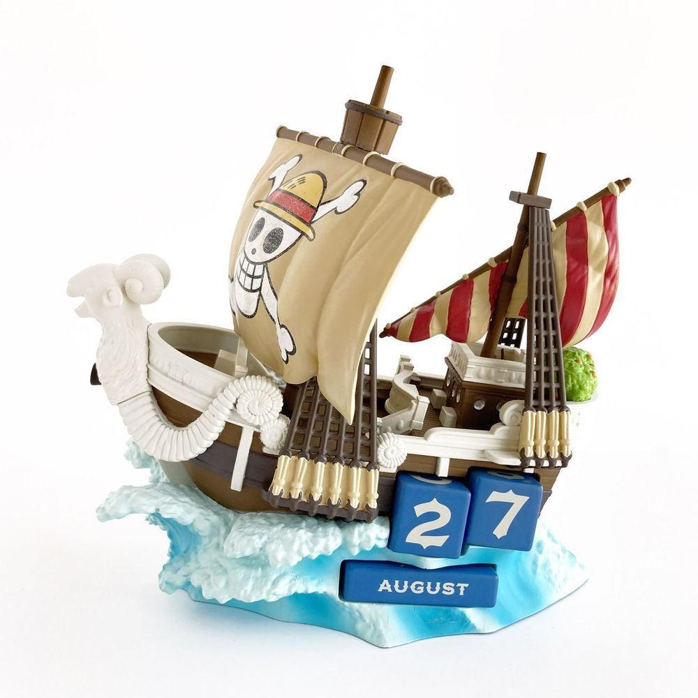 One Piece Going Merry 3D Perpetual Calendar Display