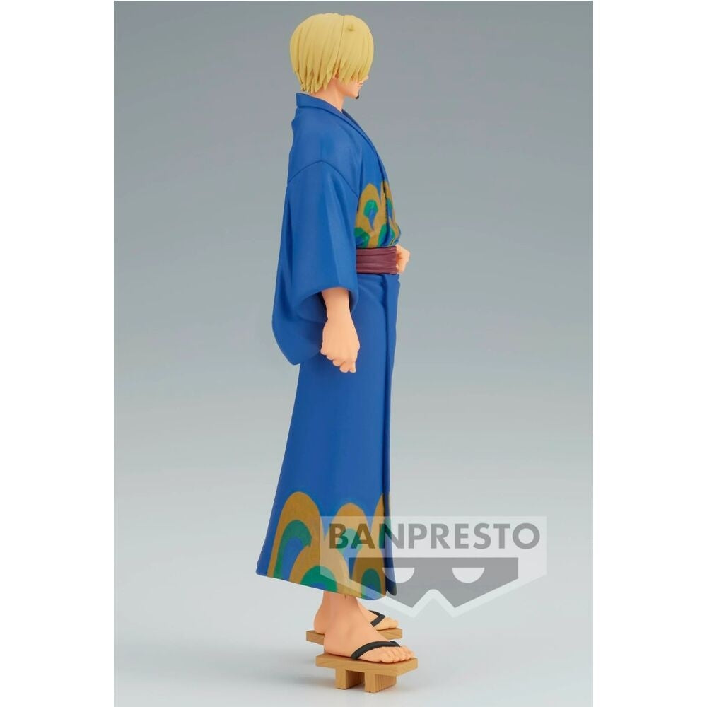 One Piece Grandline Series Sanji Figur, 17 cm, Wanokuni Yukata
