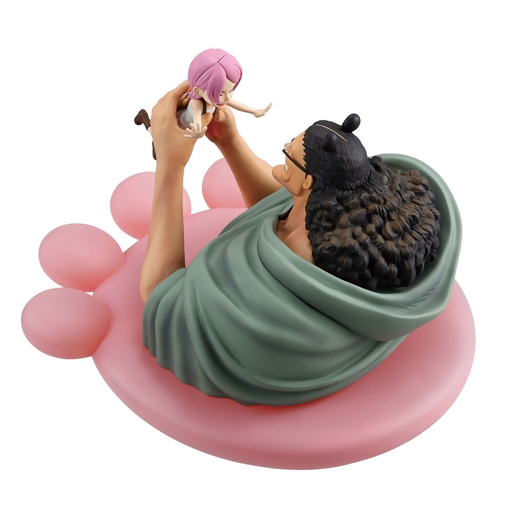 One Piece Kuma & Bonney-figur, 13 cm samlarleksak