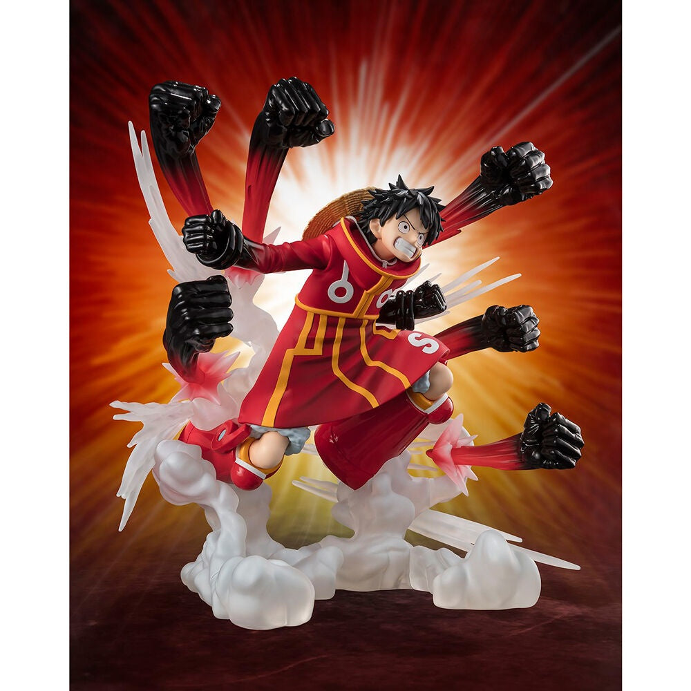 One Piece Luffy Gum Gum Hawk Gatling Action Figur 15 cm