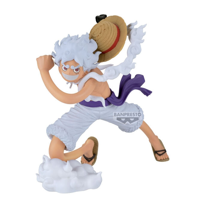 One Piece Monkey D. Luffy Gear 5 Grandista figur, 22cm