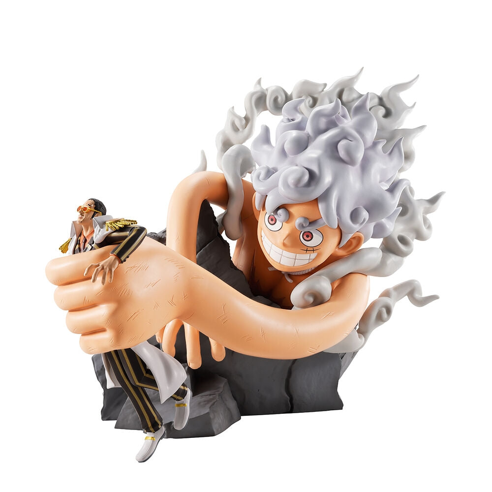 One Piece Monkey D. Luffy Gear 5 figur, 22 cm Ichibansho
