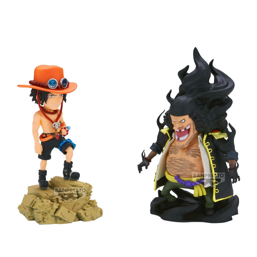 One Piece Portgas D. Ace vs Marshall D. Teach Figur 8cm