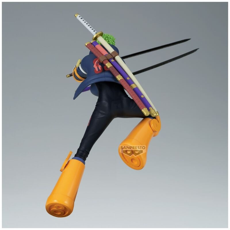 One Piece Roronoa Zoro Battle Record Figur, 16 cm samlarobjekt