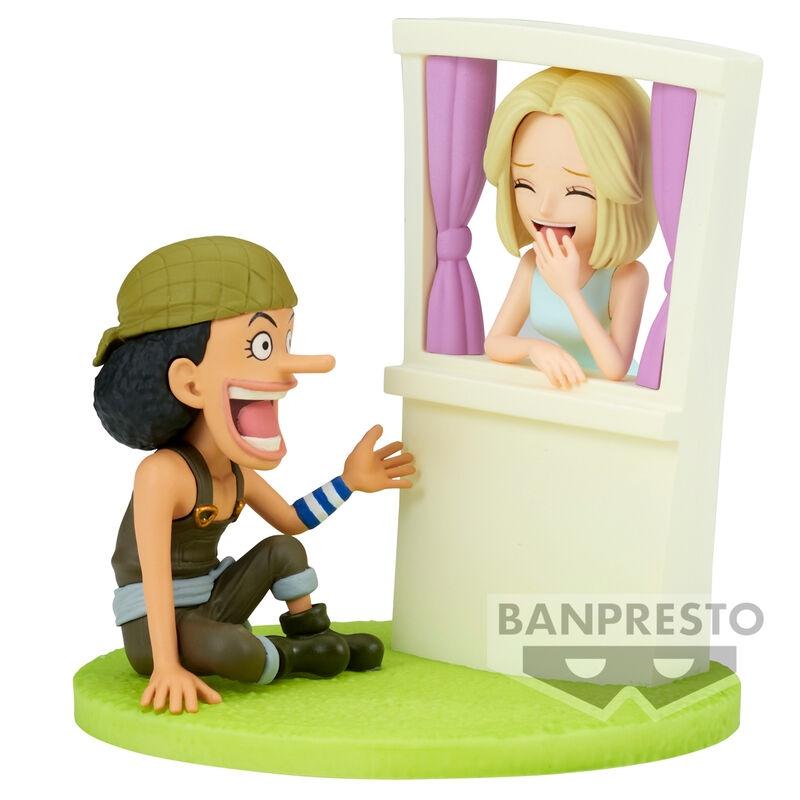 One Piece Usopp &amp; Kaya Log Stories figur 7 cm