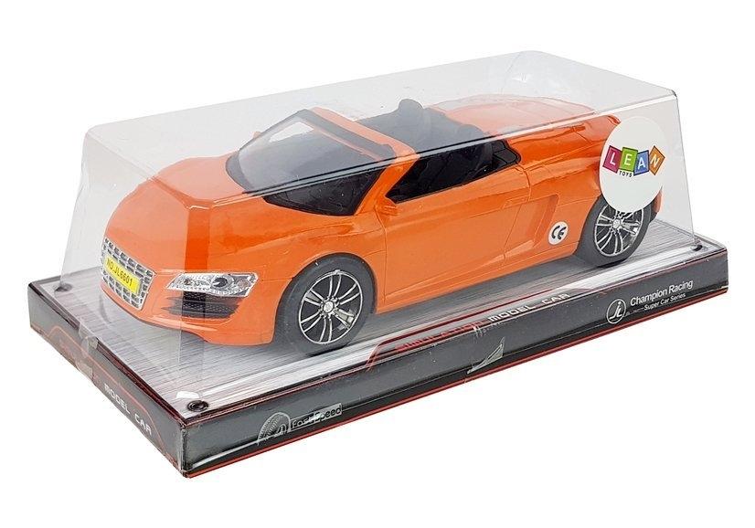 Oransje Pull-Back Cabriolet Lekebil - Målestokk 1:18