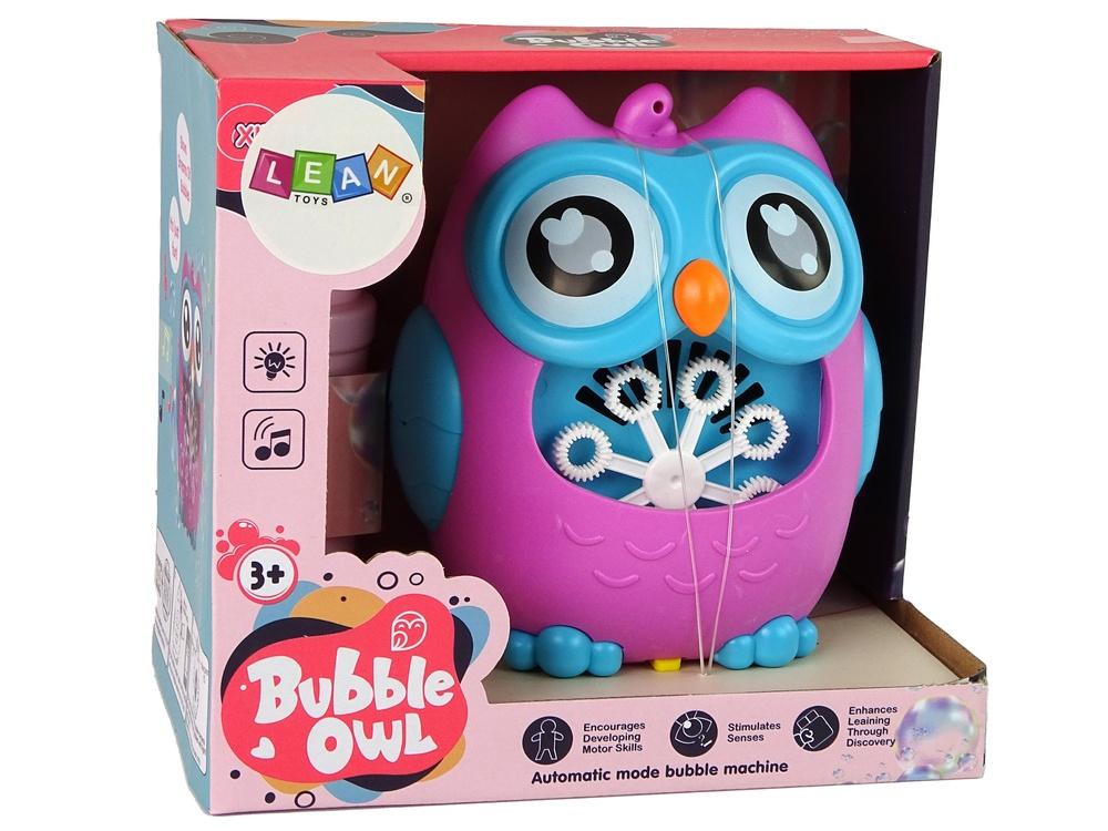 Owl Bubble Machine: Rosa, lydforbedret moro for alle aldre