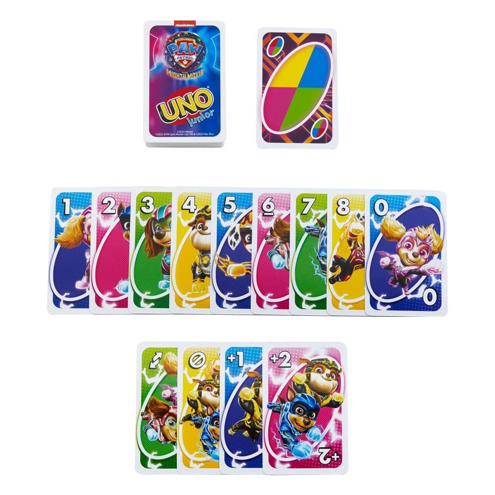 PAW Patrol: The Mighty Movie Card Game UNO Junior