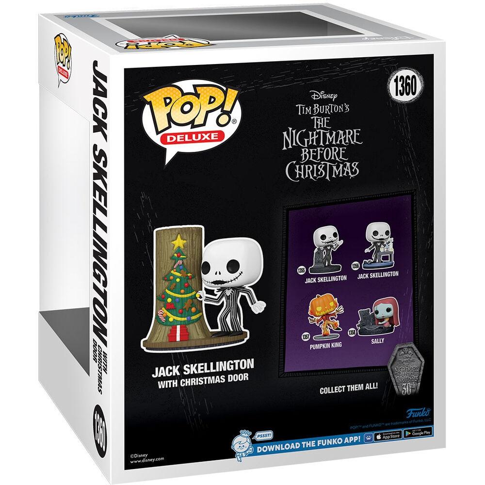 POP Deluxe Disney Figur Mareridt Før jul 30 års jubilæum Jack Skellington med juledør