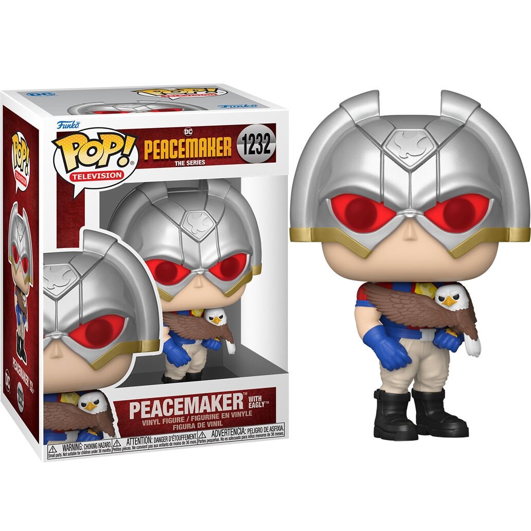 POP figur DC Comics Peacemaker - Peacemaker med Eagly