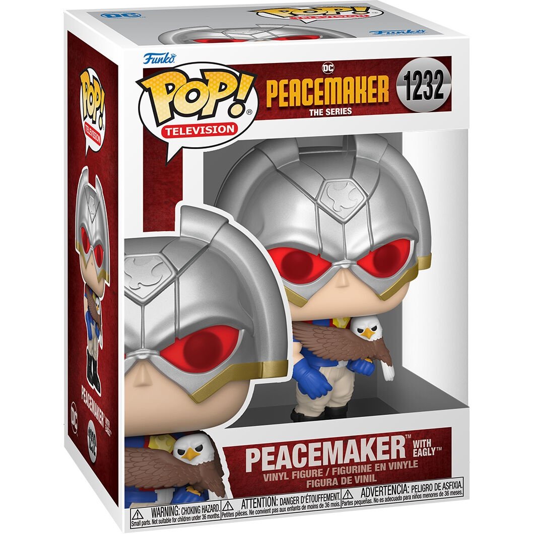 POP figur DC Comics Peacemaker - Peacemaker med Eagly