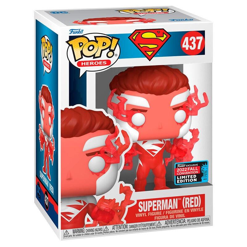 POP-figur DC Comics Stålmannen - Stålmannen Röd Exklusiv