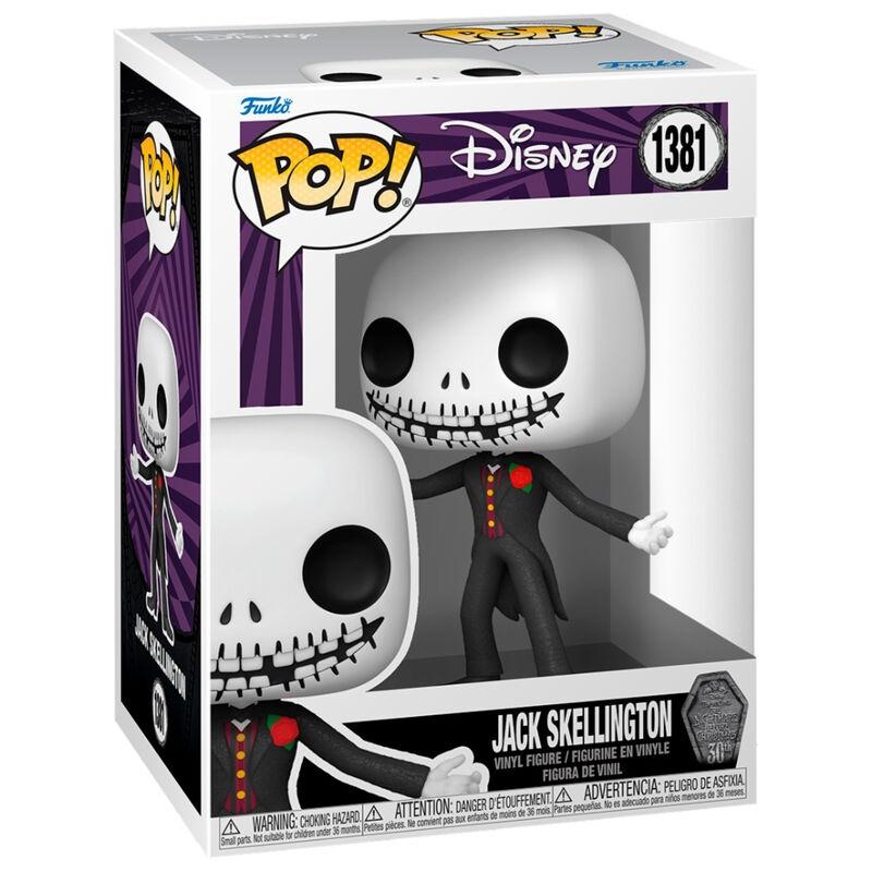 POP-figur Disney Mardröm före jul 30-årsjubileum Jack Skellington