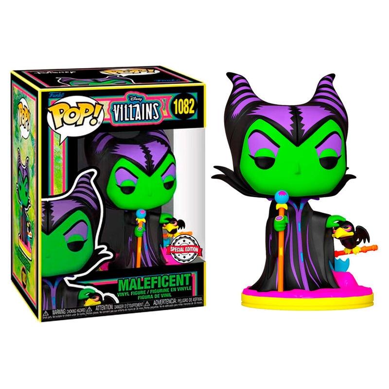 POP figur Disney Villains Maleficent Black Light Eksklusiv