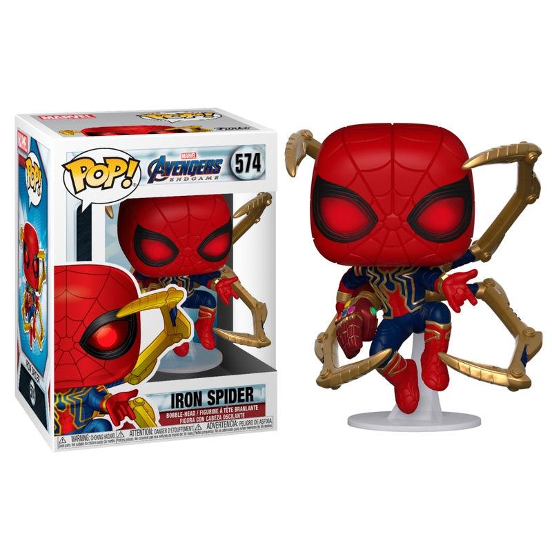 POP-figur Marvel Avengers Endgame Iron Spider med nanohandske